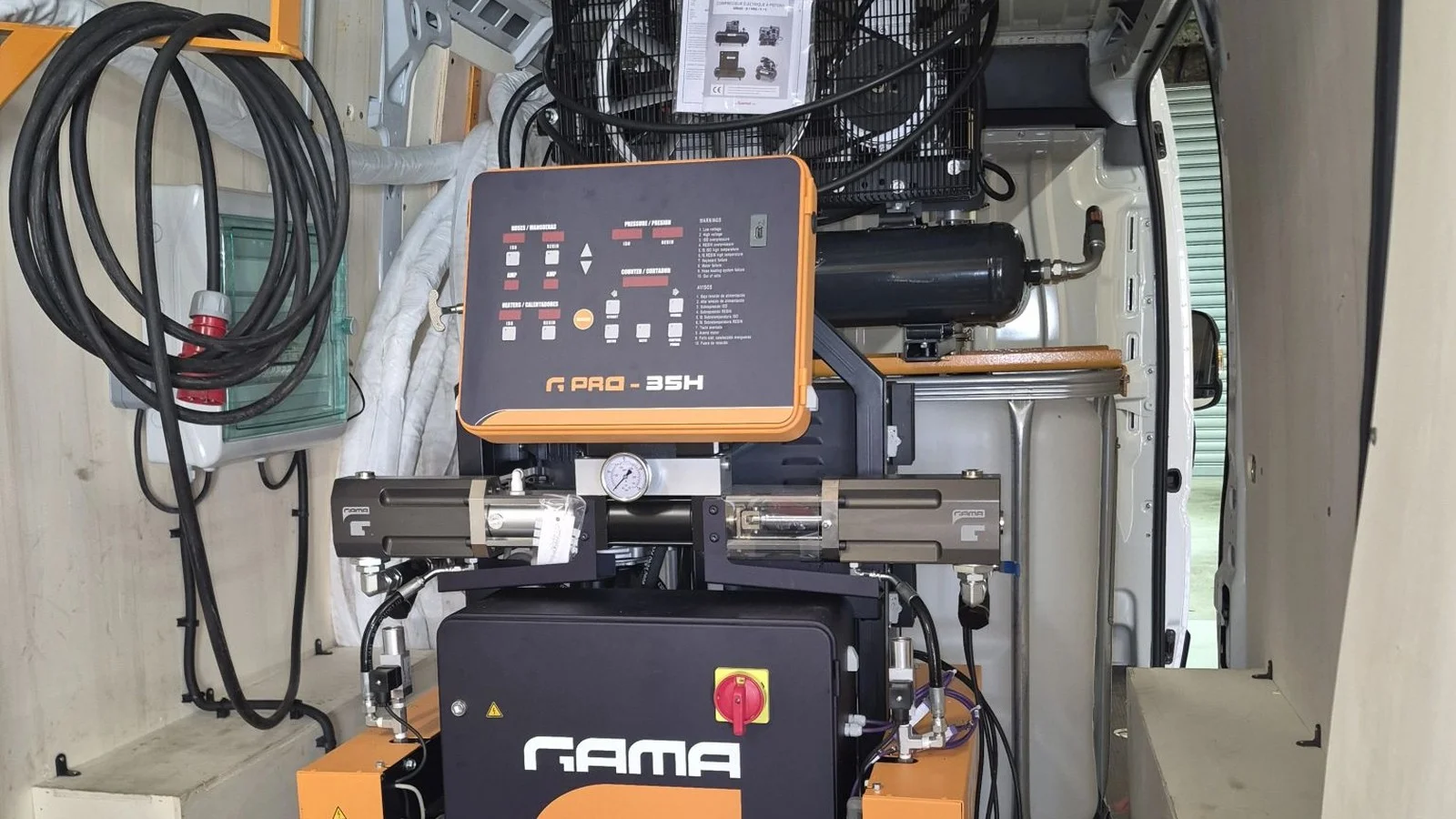 Installation GAMA GPRO-35H2T : 90 m d'autonomie en double chauffe